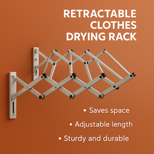 Retractable Clothes Drying Rack 100cm