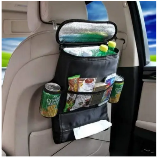 Car Seat Organizer with Cooler Bag