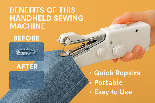 Mini Cordless Handheld Electric Sewing Machine