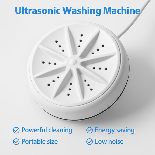 Ultrasonic Turbine Mini Washing Machine